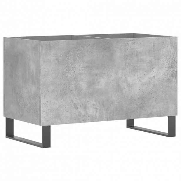 vidaXL Skříňka na LP desky betonově šedá 74,5x38x48cm kompozitní dřevo