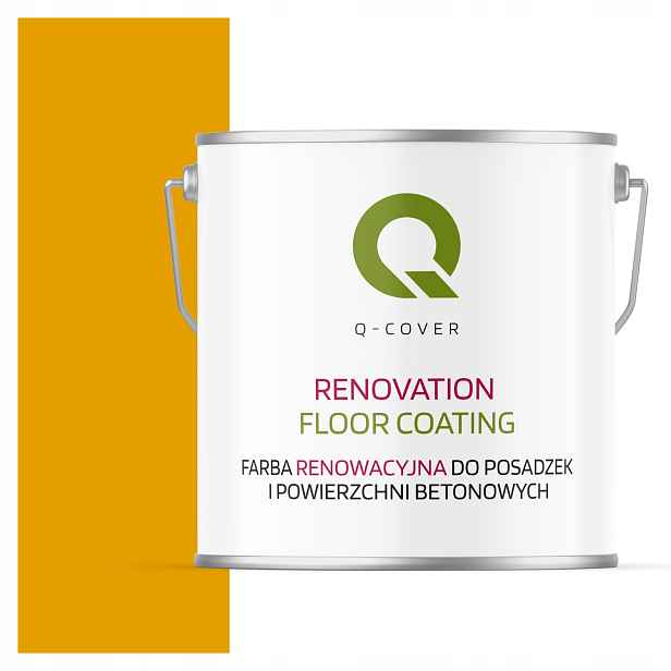 Barva Pro Renovaci Podlah Z Betonu Žlutá Ral 1004 Lesk 5L