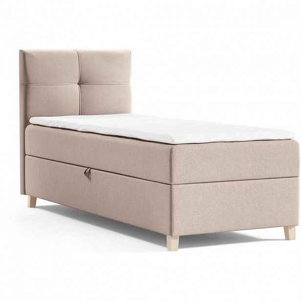 Beautysofa ČALOUNĚNÁ postel Helen Mini 93/206/106, béžová