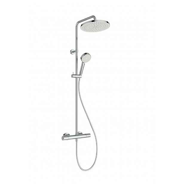 Ideal Standard Ceratherm T25N - Sprchový set s termostatem, průměr 26 cm, 2 proudy, chrom A8520AA
