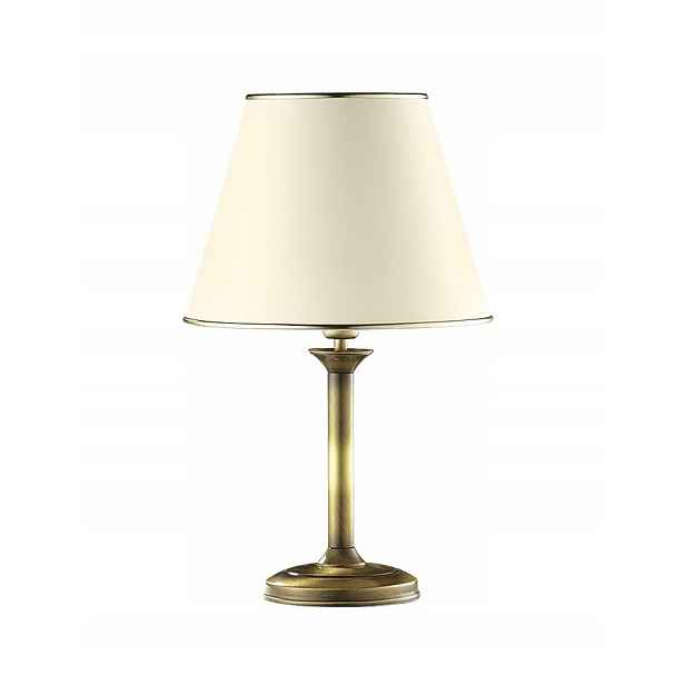 Noční Lampa Classic Patina Ecru Stínidlo 1xE27 44cm Stolní Lampa do Pokoje