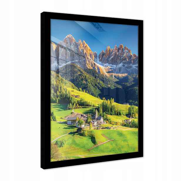Obraz Na Zeď V Rámu Plakát Do Ložnice Obývacího Pokoje Hory Krajina 70x50
