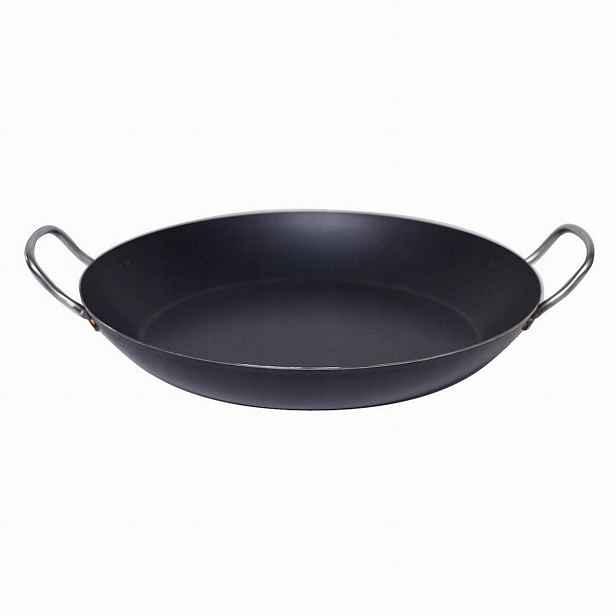 Pánev Do Paelli de Buyer Outdoor 34 cm Ocelová Nepřilnavá Černá