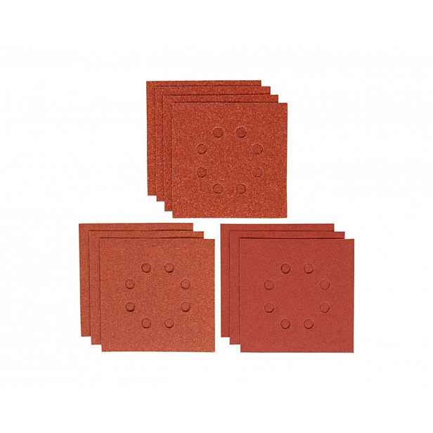 Stanley - 10dílná sada brusných papírů, 114x114 mm STA31108-XJ