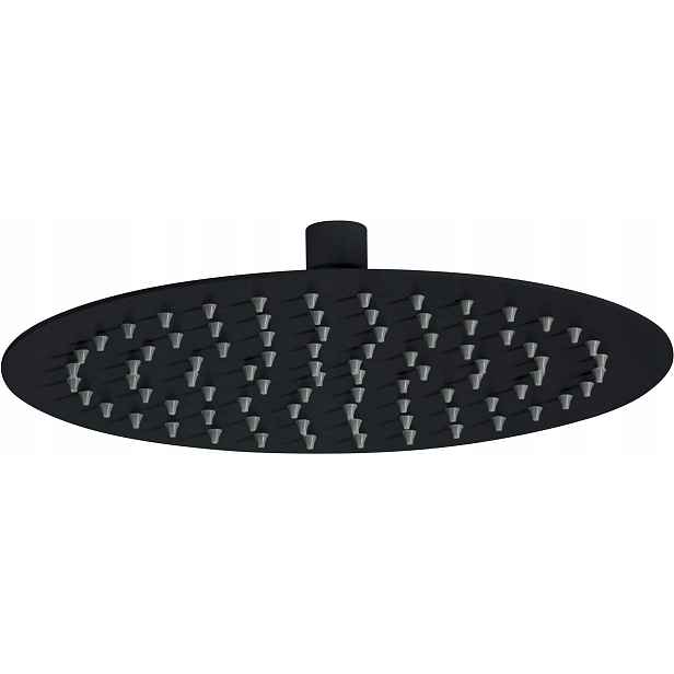 Dešťová sprcha Nero kulatá 250 mm Ocel 304 Anti-calc 20-24.9 l/min