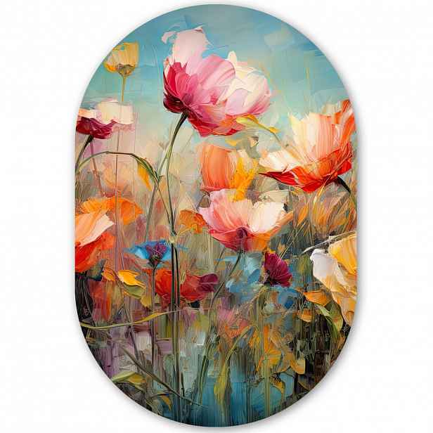 MuchoWow NÁSTĚNNÝ OBRAZ Květiny - Akvarel - Umění - Botanické - Příroda 60x90 cm