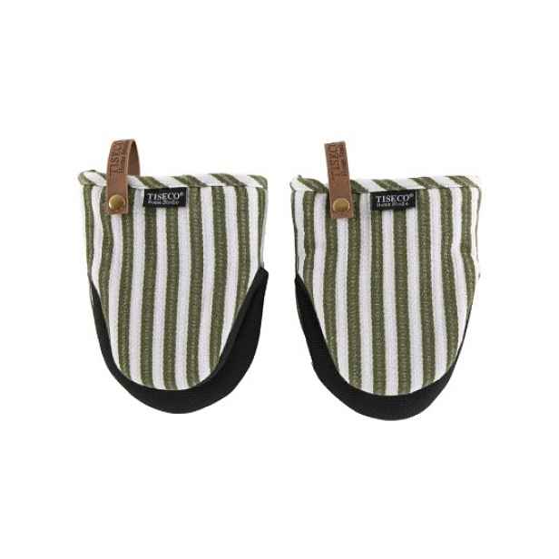Sada 2 kuchyňských rukavic "Yinte", Green olive - Tiseco