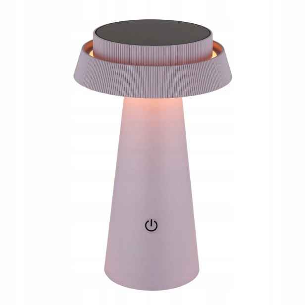Solární Lampa Led stolní zahradní růžová 4W IP54 Globo Lighting moderní