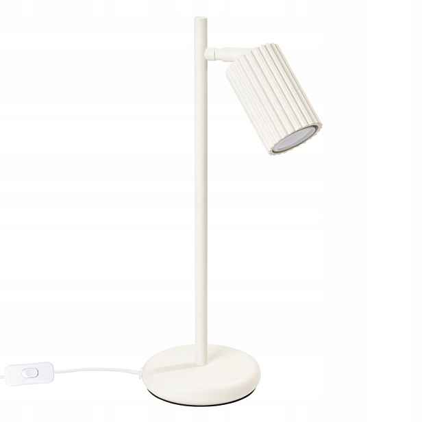 Sollux Lighting Stolní lampa Karbon béžová GU10 10W hliníková