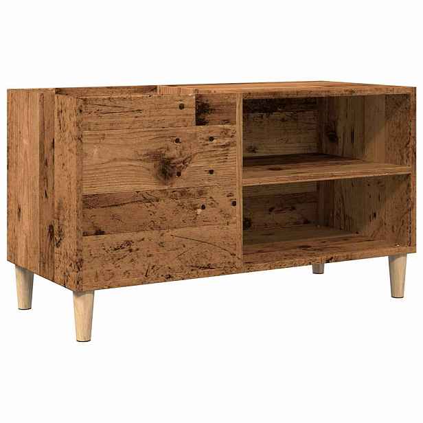 vidaXL Skříňka na LP desky old wood 84,5 x 38 x 48 cm kompozitní dřevo