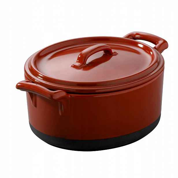 Oválný hrnec Revol Belle Cuisine porcelán s víkem