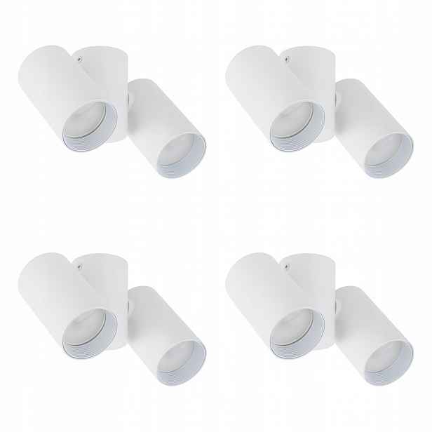 Tk Lighting Sada 4 x spot reflektorová lampa Amis White Downlight 10975