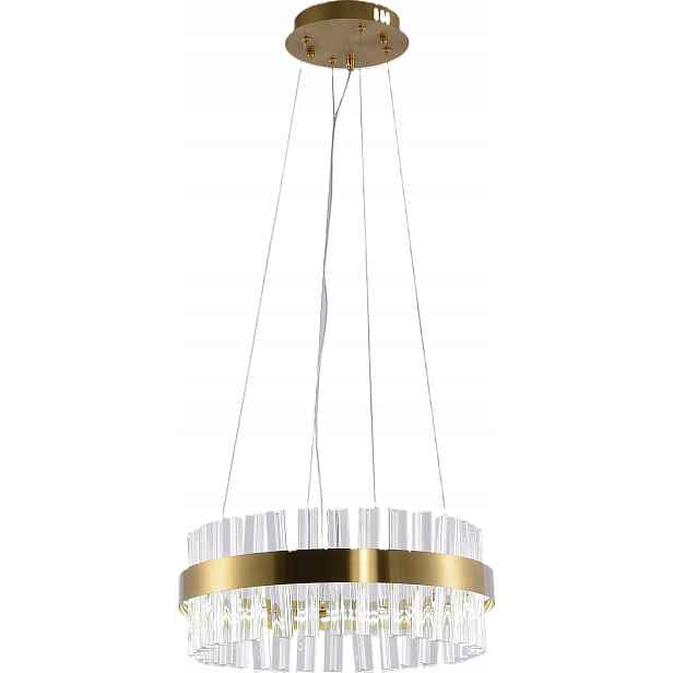 Zlatý Křišťálový Lustr LED90W Vargo