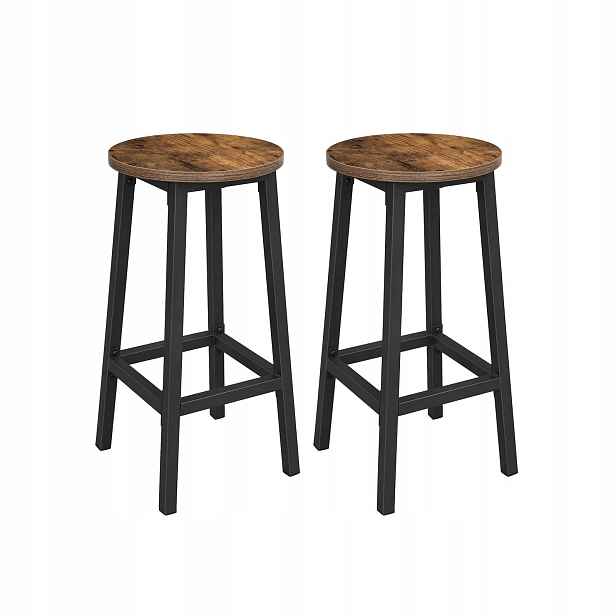 Kuchyňské židle vysoké Hokery Sedák Barová Židle dřevěný barový Komplet