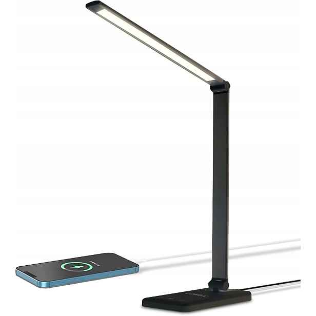 Led Stolní Lampa, 5 Barev, 10 Úrovní Jasu, Nabíjení Přes Usb