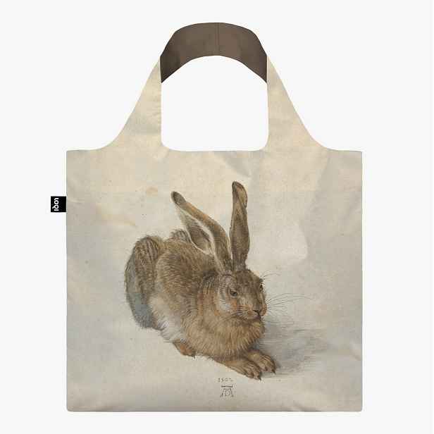 Skládací nákupní taška LOQI ALBRECHT DUERER Young Hare