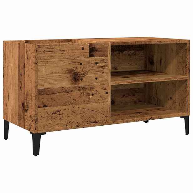 vidaXL Skříňka na LP desky old wood 84,5 x 38 x 48 cm kompozitní dřevo