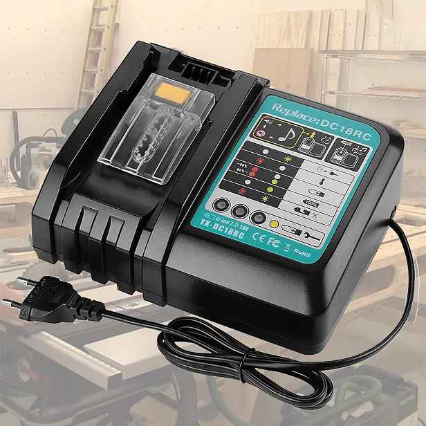 Rychlonabíječka pro Makita DC18RC 14,4-18V Li-Ion