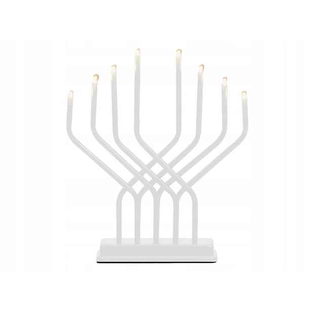Adventní Led svícen, 8 světel, 32 × 27 cm