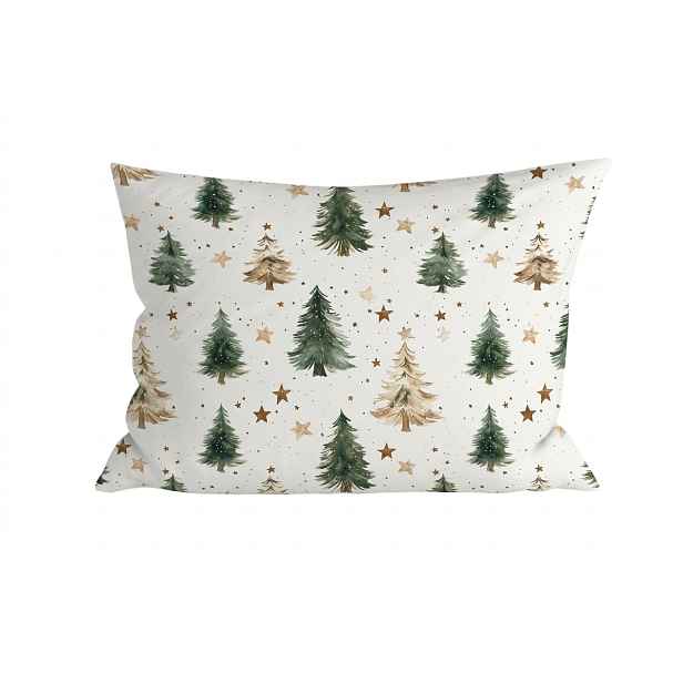 Bavlněný povlak na polštář CHRISTMAS FOREST 50x70 cm, barevný