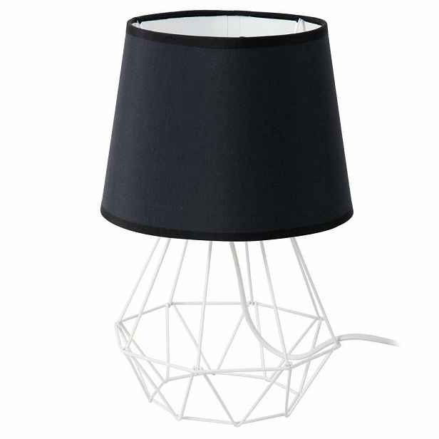 Bodek Stolní lampa Diamen 2v1 - černá/bílá