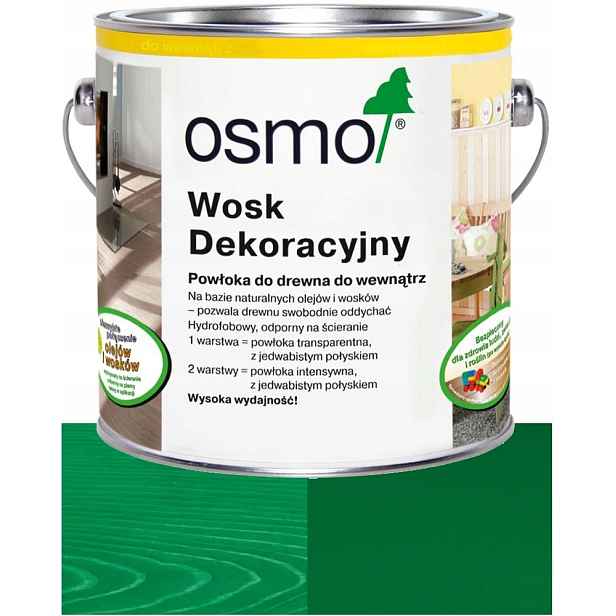 Osmo Vosk Intenzivní Mátově Zelený Ral 6029 3131 0,375L