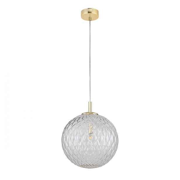 Závěsná lampa Cadix zlatá Tk Lighting 4610 G9 skleněné stínítko nad stůl obývací pokoj