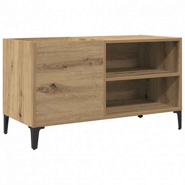 vidaXL Skříňka na LP desky dub artisan 84,5x38x48 cm kompozitní dřevo