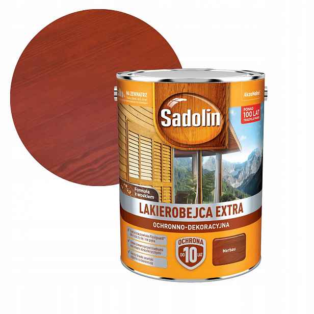 Sadolin Extra Nátěr Na Dřevo 5 L Merbau