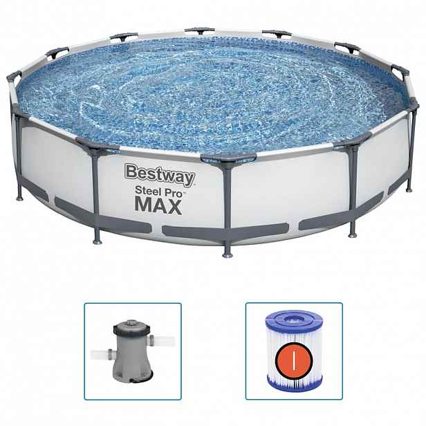 Bestway Bazén Steel Pro MAX s příslušenstvím 366 x 76 cm
