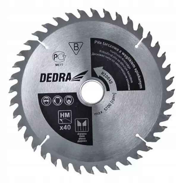 Kotoučová pila na řezání dřeva 100z 300 x 30 mm Dedra karbid wolframu