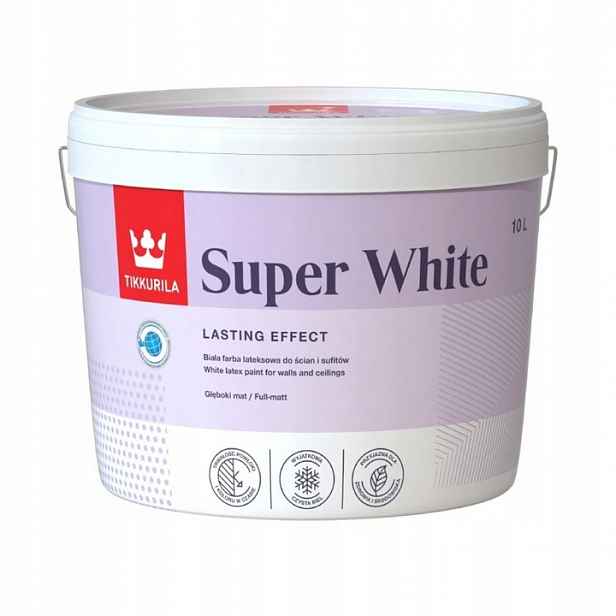 Tikkurila White Barva 10L Bílá Pro Vnitřní Použití