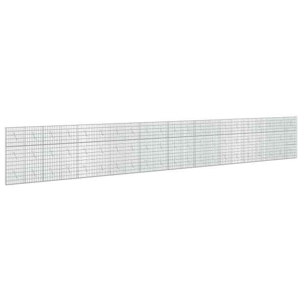 vidaXL Gabion s drátem 5 mm a síťkou 5x10 cm 1050x10x150 cm
