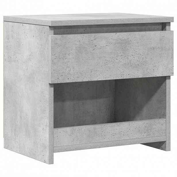 vidaXL Noční stolek betonově šedý 40 x 30 x 39 cm kompozitní dřevo