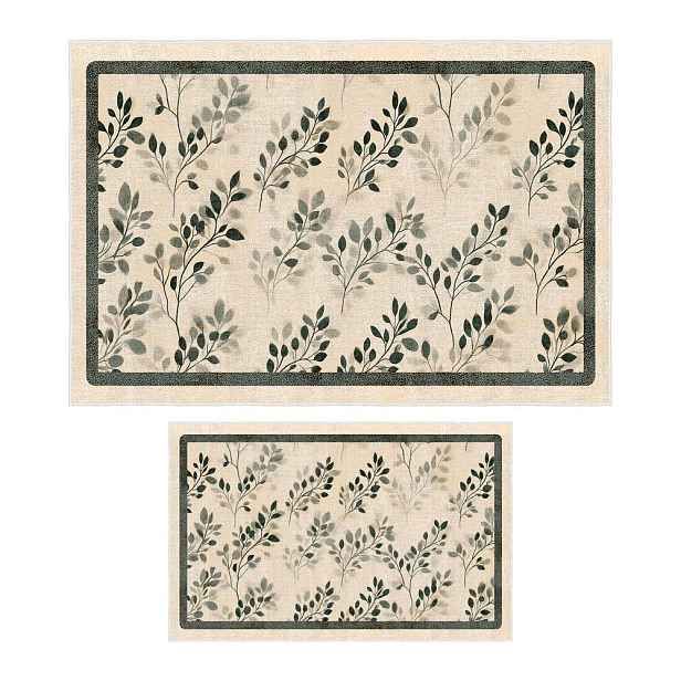 Béžové koupelnové předložky v sadě 2 ks 60x100 cm – Foutastic
