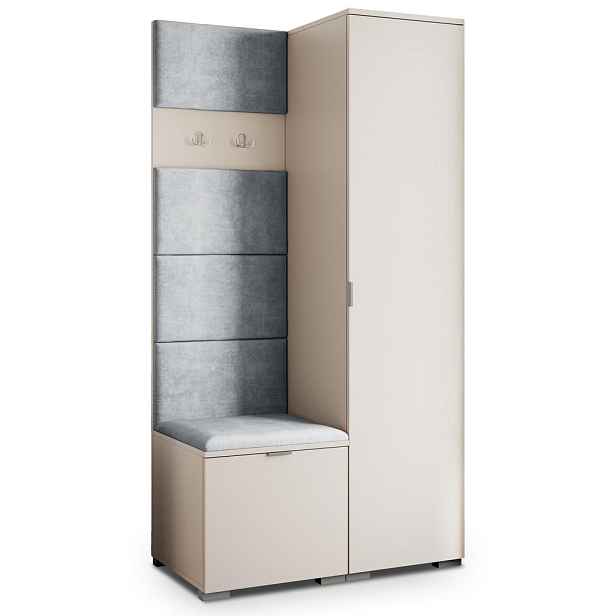 MASSENO MODERNÍ PŘEDSÍŇOVÁ SKŘÍŇ LORI, 95/181/51 cm, kašmírová