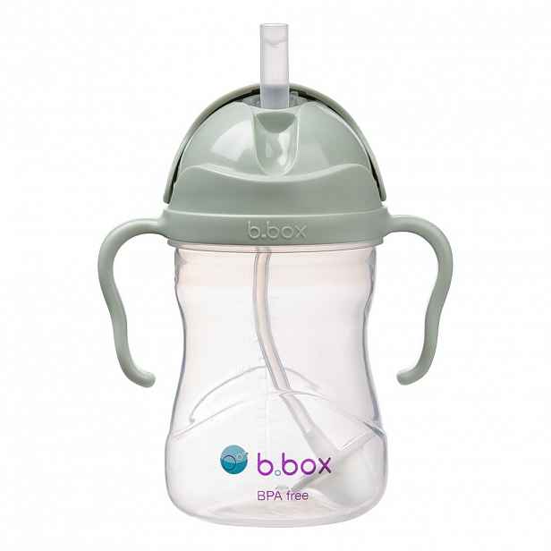 b.box Hrneček s brčkem varianta: zelený 240 ml