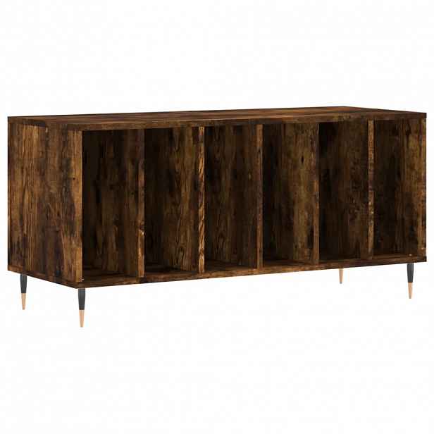 vidaXL Skříňka na LP desky kouřový dub 100x38x48 cm kompozitní dřevo