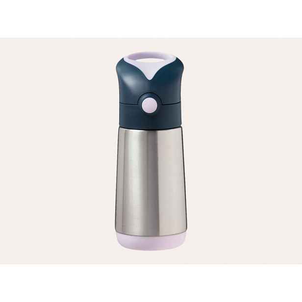 b.box Termoska na pití s brčkem 350 ml varianta: indigo/růžová