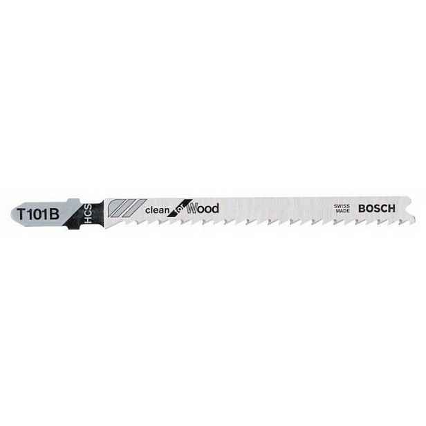 Pilový kotouč Bosch pro přímočaré pily T 101 B Clean for Wood, balení 100 ks