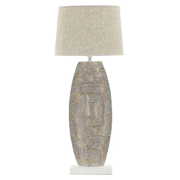 Mauro Ferretti Stolní lampa Eclips Tower 90 cm béžová