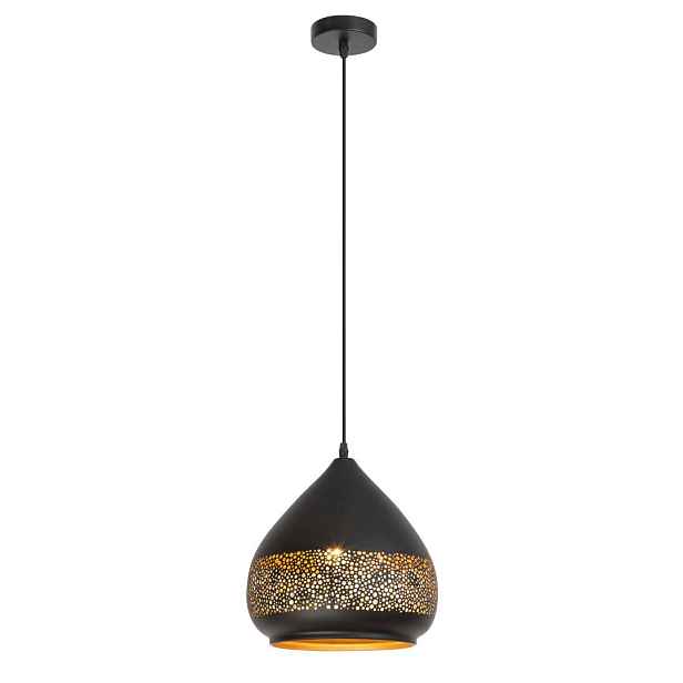 Rabalux Závěsné svítidlo Kaia 1xE27 40W černé kovové IP20 27cm