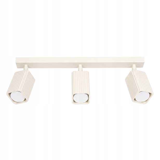 Sollux Lighting Rayo stropní svítidlo béžová lišta 45 cm 3xGU10 10 W