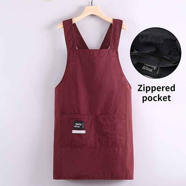 TEMU Nový styl cross-body zástěry bez rukávů, snadná domácí kuchyňská pracovní zástěra pro vaření, cateringová speciální zástěra, zástěra ke pasu,