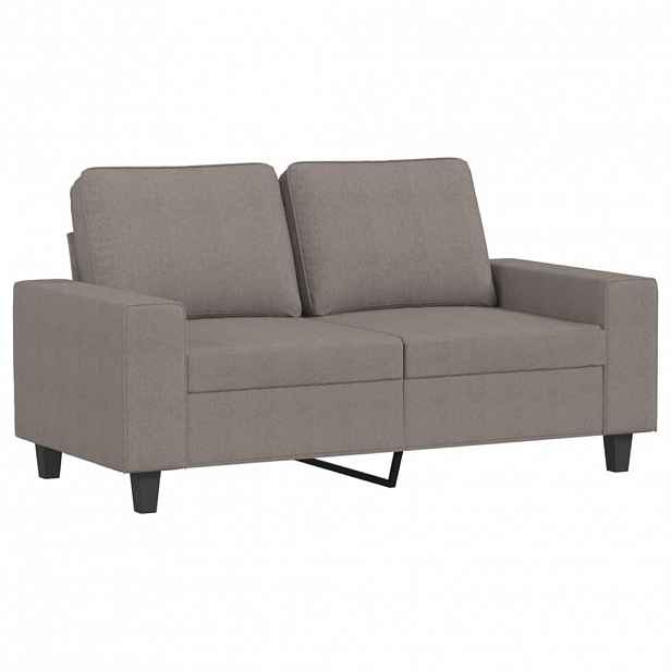 vidaXL 2místná pohovka taupe 120 cm textil