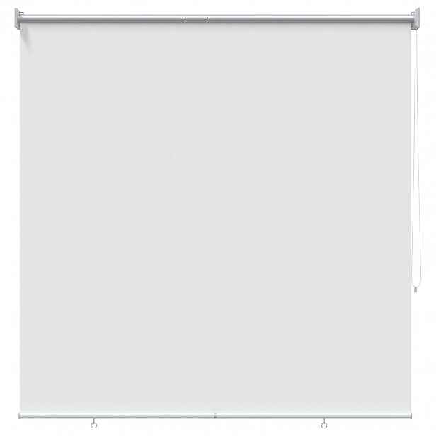 vidaXL Venkovní roletová clona s UV ochranou Bílá 100 x 230 cm (Š x V)