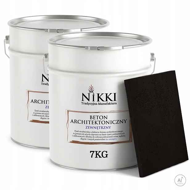 Fasádní omítka s architektonickou strukturou Betonu 2 x 7 kg Černá R9005