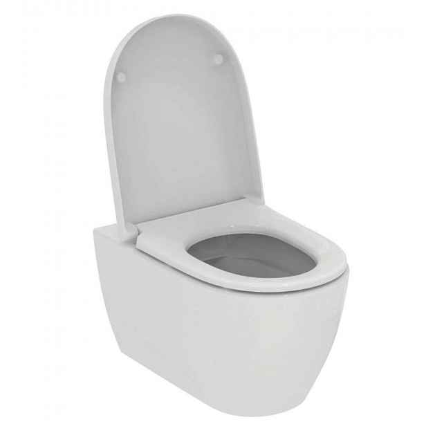 Ideal Standard i.Life O - Závěsné WC se sedátkem Wrapove, SoftClose, bílá T572501