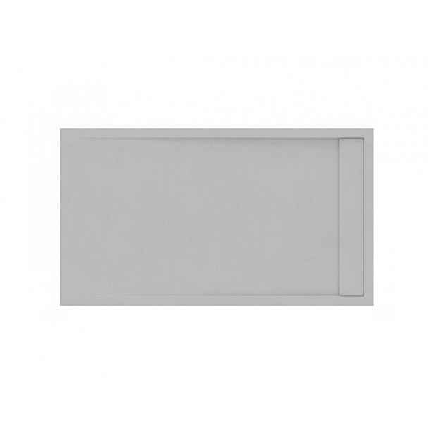 Sprchová vanička obdélníková Ravak Sandstone Pro 180x90 cm litý mramor smoke grey XA03Y74O010