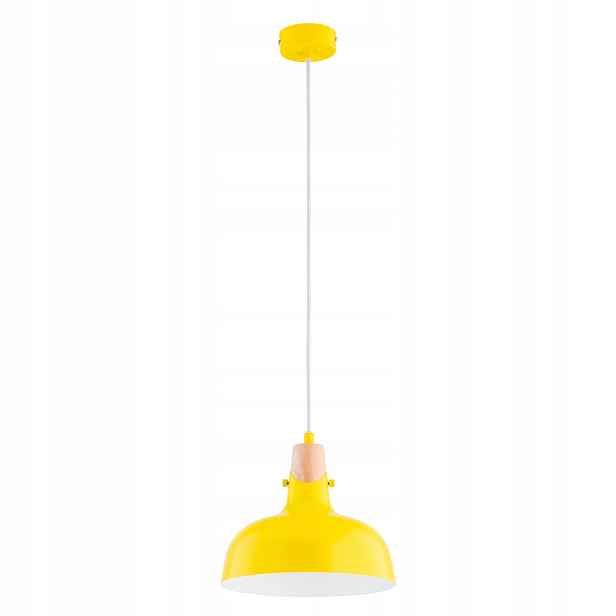 Industriální žlutá lampa do pokoje/kuchyně Solo Alfa E27 15W Alfa